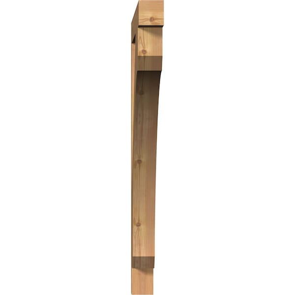 Legacy Block Smooth Bracket, Western Red Cedar, 3 1/2W X 44D X 44H